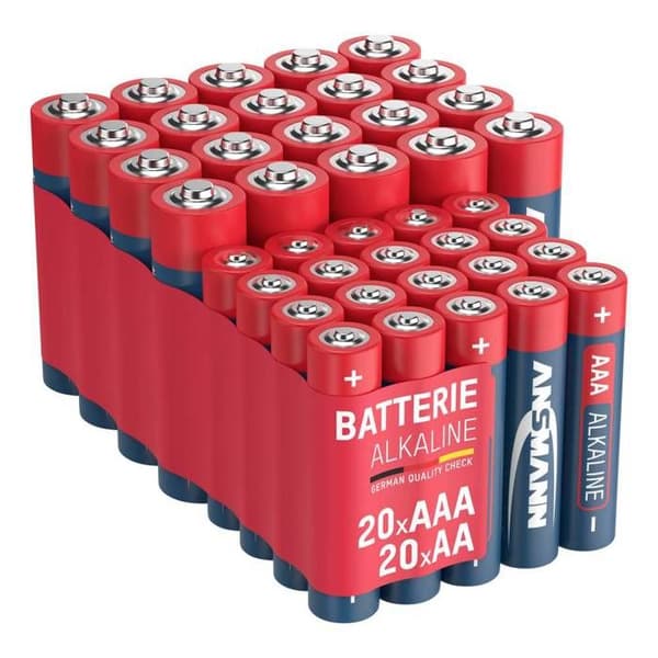 Ansmann Batteri LR03, LR6 40 st(ck)