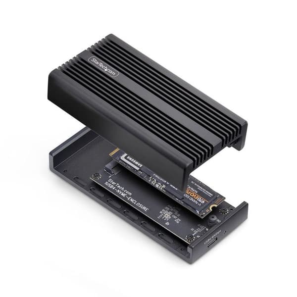 Extern M.2 NVMe - STARTECH.COM - USB4 40Gbps - Aluminium - 1 To - Plug and Play