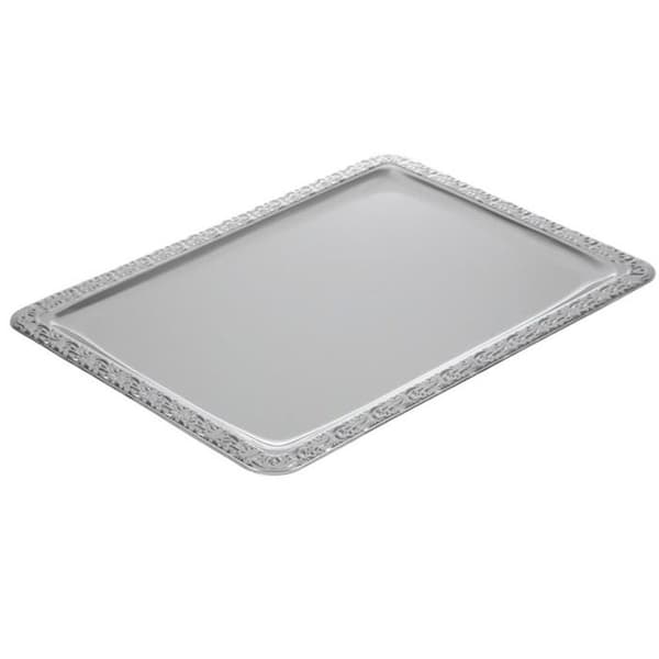 Serveringsplatta - APS - Rektangulär - Polerad rostfritt stål - 420 x 310 mm - Diskmaskinskompatibel