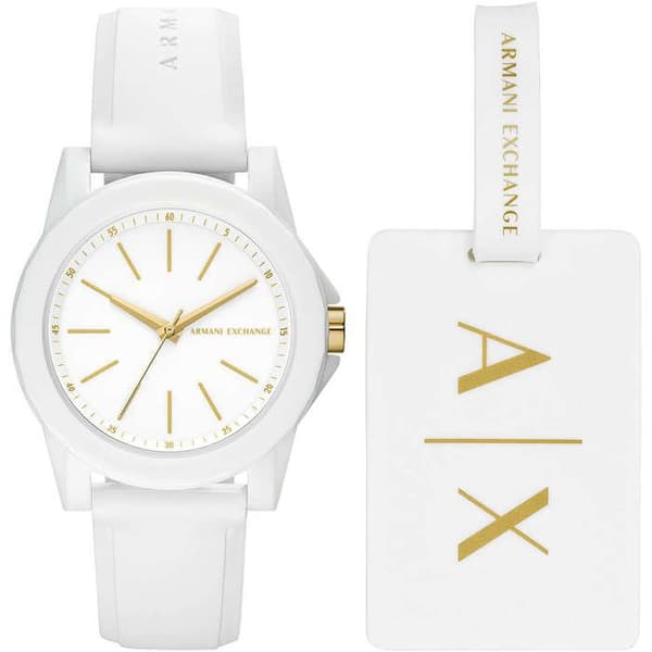 Klocka - Plast, Silikon Guld - Armani Exchange - AX7126