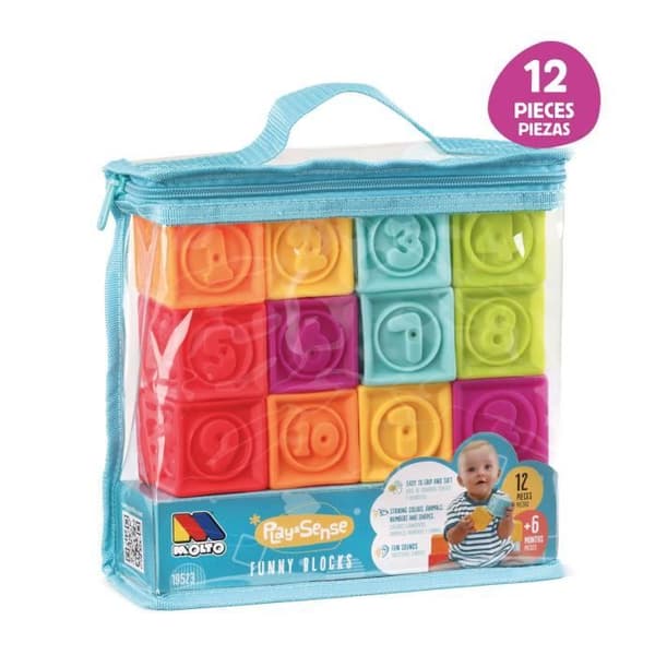 Klossar Play&Sense Cubes 12 st.