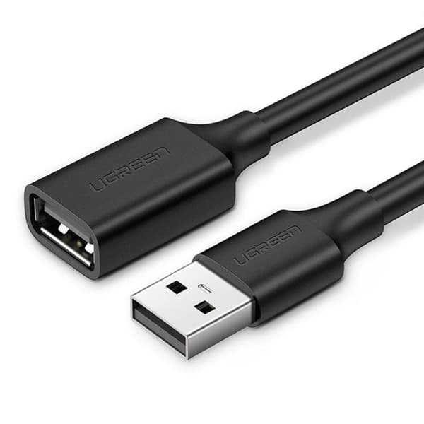 USB förlängningskabel - UGREEN - 2M - Svart - USB 2.0 - 480 Mbit/s