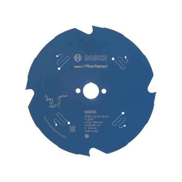 Cirkelsågblad - BOSCH - Expert för Fibercement - Ø 165 mm - 4 tänder - Blå