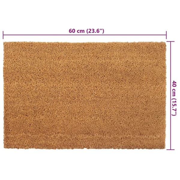 Kokosfiber dörrmatta vidaXL (x2)