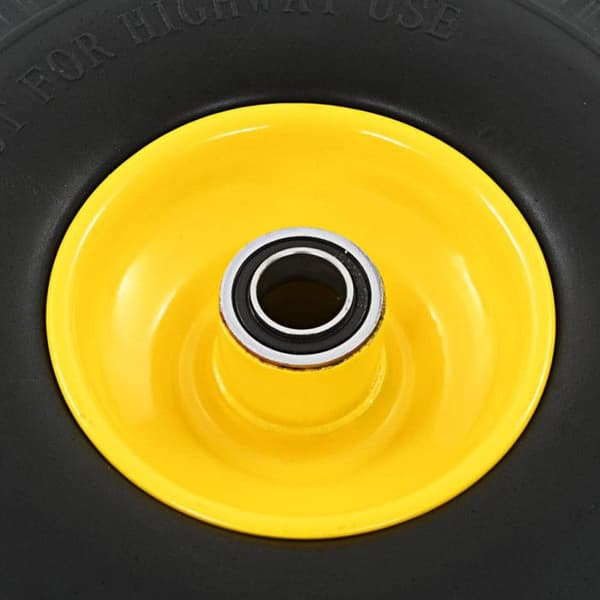 vidaXL Devil Wheel 2 st PU Solid 3,00-4