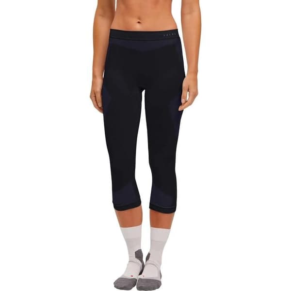 Legging 3/4 dam Falke Warm - svart