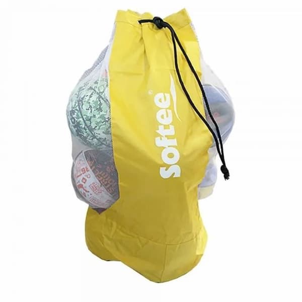 Bollensäck - SOFTEE - Gul - One size - Kapacitet 12/15 bollar - Multisport