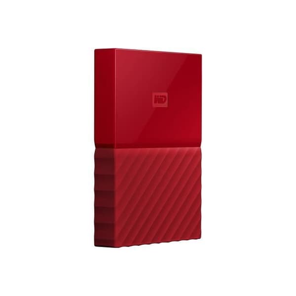 WESTERN DIGITAL My Passport bärbar extern hårddisk - 2TB - Röd