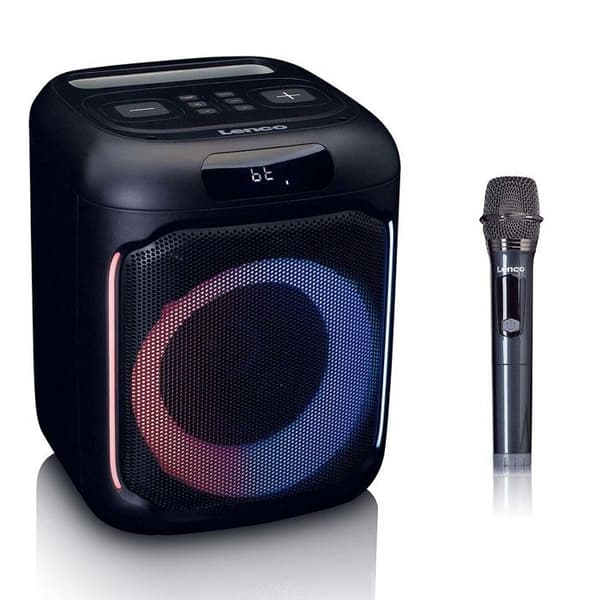 TWS-högtalare - LENCO - Kompakt - Bluetooth 5.0 - 100W RMS - IPX4 med LED-belysning