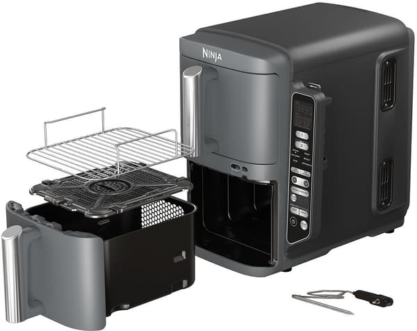 Friteuse utan olja Ninja Double Stack XL med SmartCook-termometer SL451EU