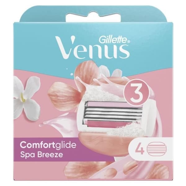 Gillette Venus - 4 ComfortGlide Spa Breeze rakblad