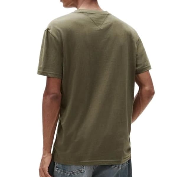 T-shirt Kaki Herr Tommy Hilfiger Reg Linearss