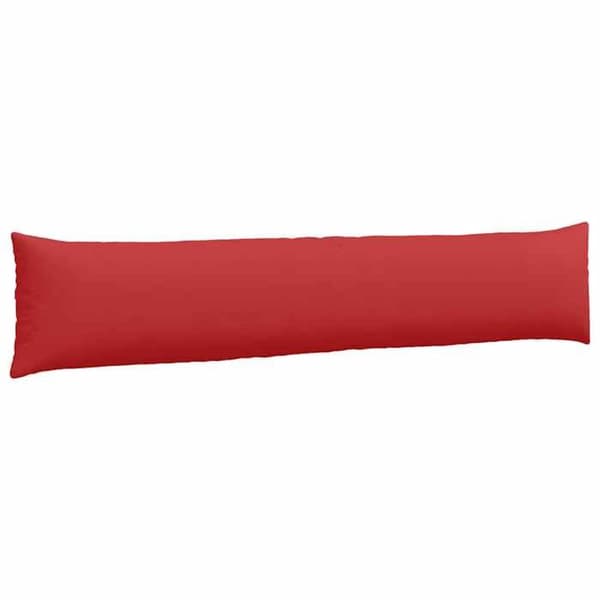 Coussin Vidaxl Soffkuddar 2 st Röd 200 x 40 cm tyg