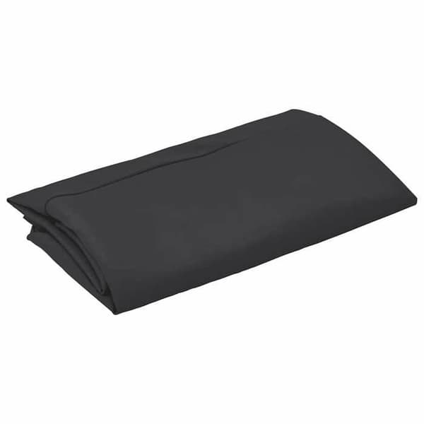 vidaXL Ersättningstyg för Offset Parasoll Svart 300 cm 313807