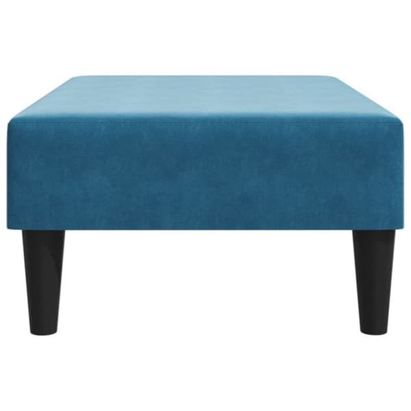 Repose pied blå 77x55x31 cm sammet
