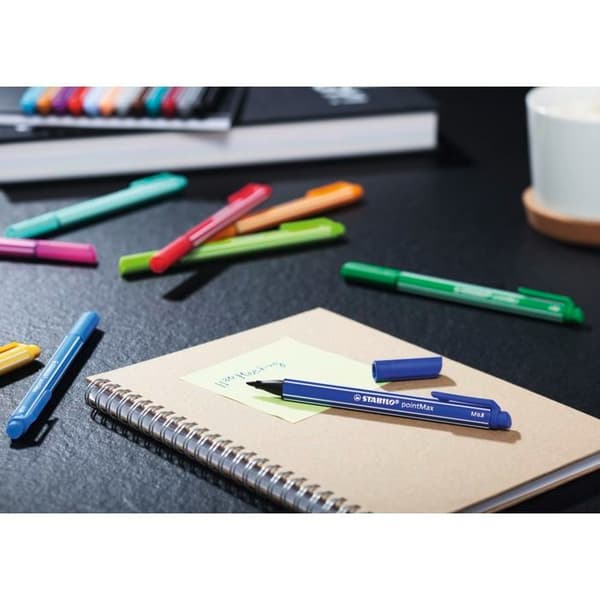 Stift - STABILO - pointMax - Paket med 10 - Medium spets 0,8 mm - Färg lavendel