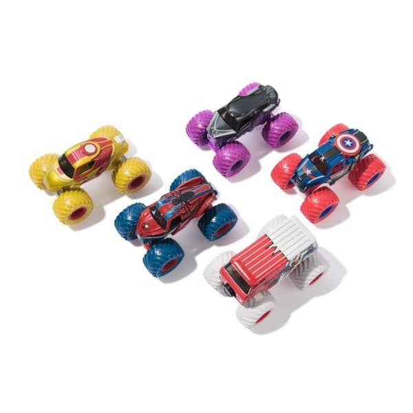 SPIN MASTERPACK MED 5 MARVEL DIE-CAST-FORDON 1:64 Monster Jam
