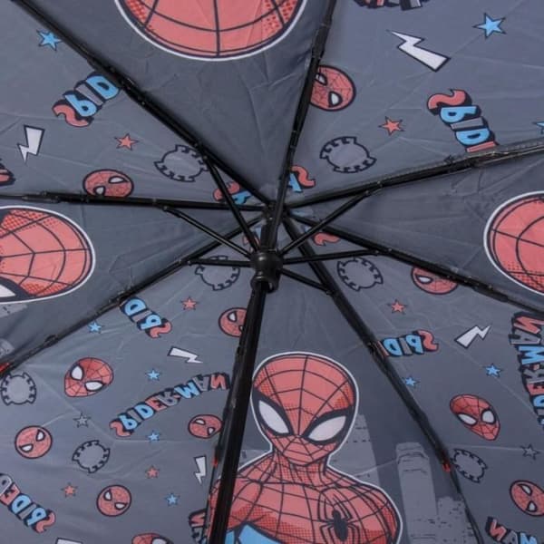 Paraply - MARVEL - Spiderman - Manuell vikning - Skola - Barnpojke