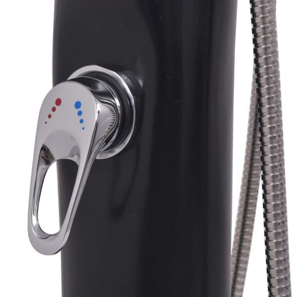 vidaXL Solar Dusch 8 L PVC Stål