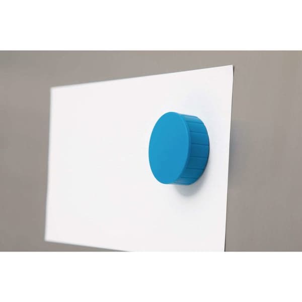 Magnet - MAUL - MAULsolid - Ø 38 mm - 2,5 kg dragkraft - 2 stycken/set - Blå
