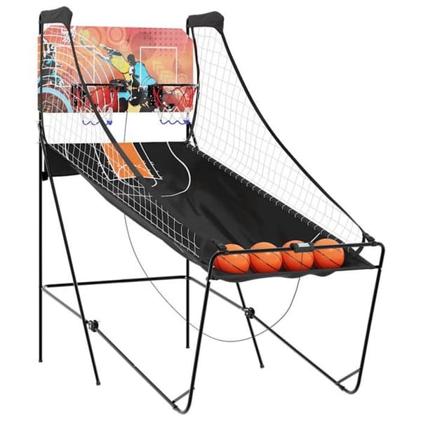 Basketbollarkadmaskin med 4 bollar för 2 spelare