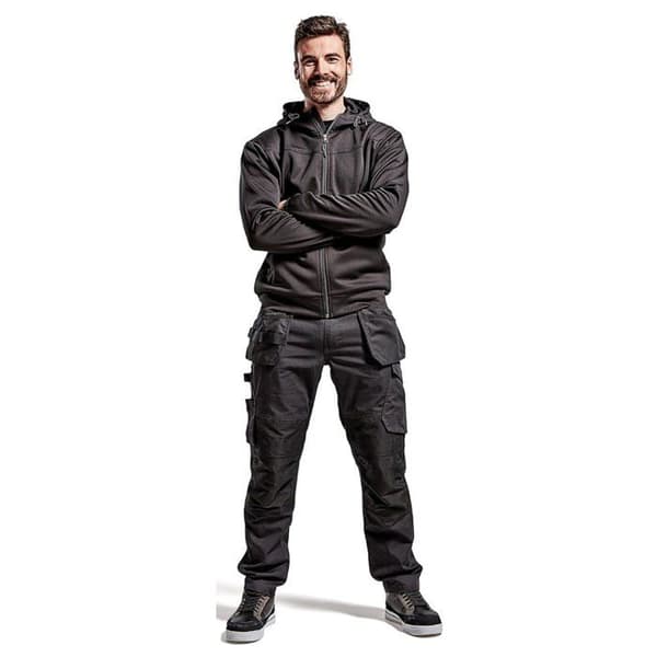 Stretcharbetsbyxor med flytande fickor Blaklader