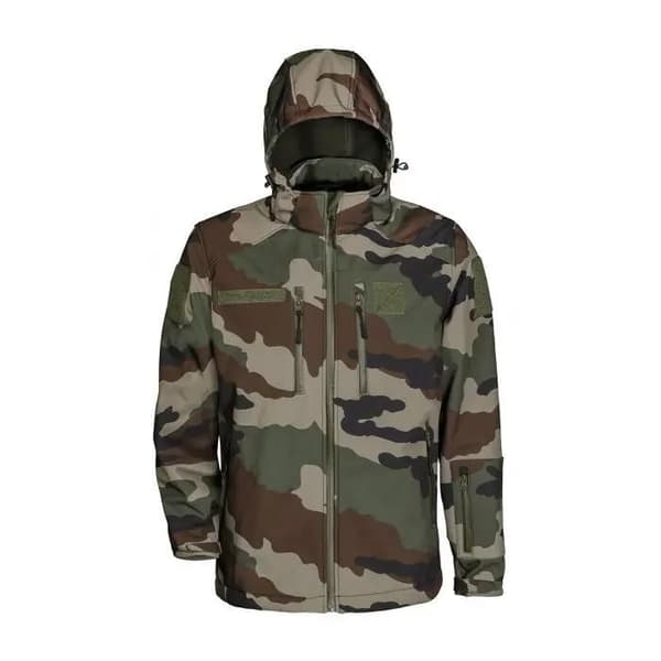 Vattentät sofshell-jacka CityGuard - camo ce