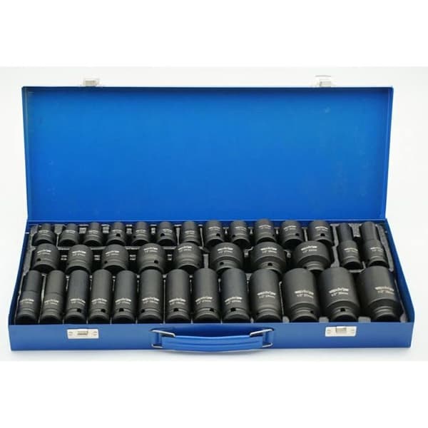 ADLER 35-delars 1/2" slagnyckelsats modell AD35-KD