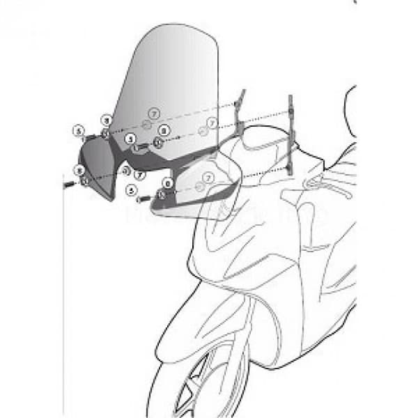 GIVI A106A Specifika fästen för 106A
