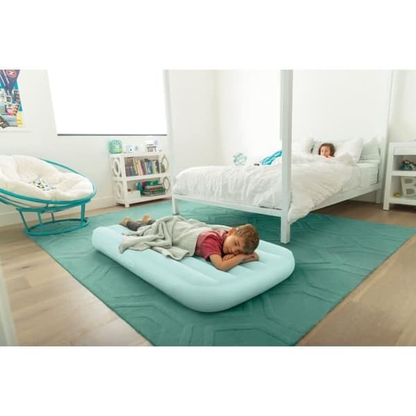 Barn luftmadrass med flocked yta Intex