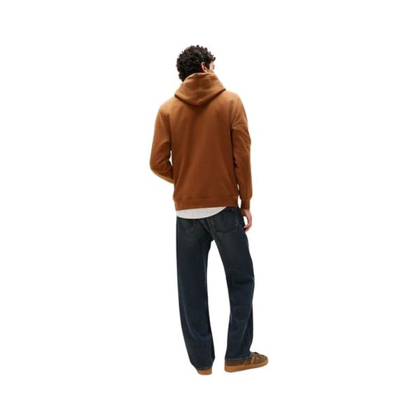 Brun Hoodie Herr Tommy Hilfiger Linear