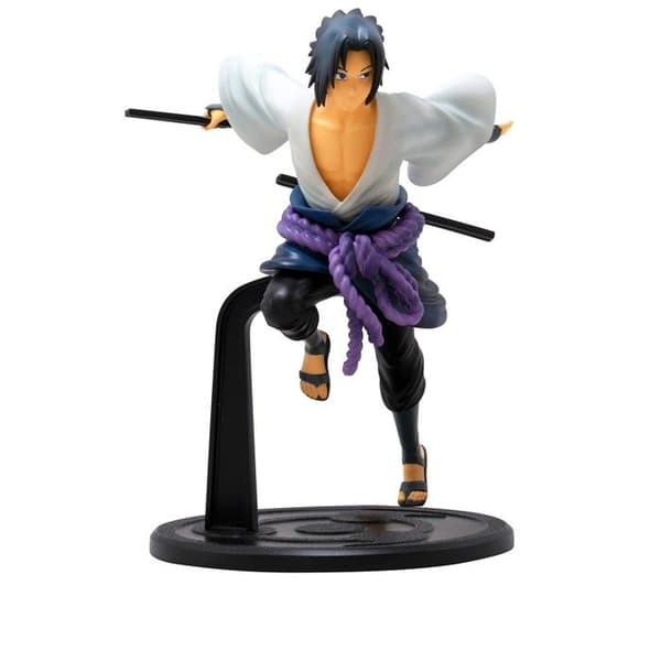 SFC Figur - Naruto - Sasuke - 16 cm - Vit - ABYSSE