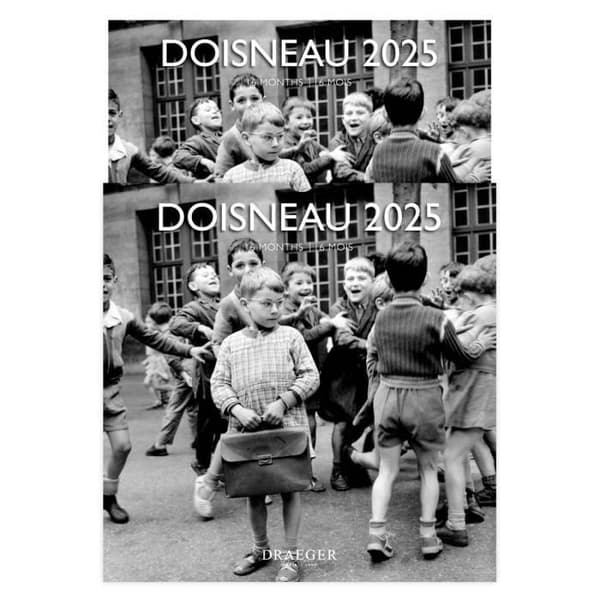 Stort väggkalender 29x29 cm 2025 - Robert Doisneau
