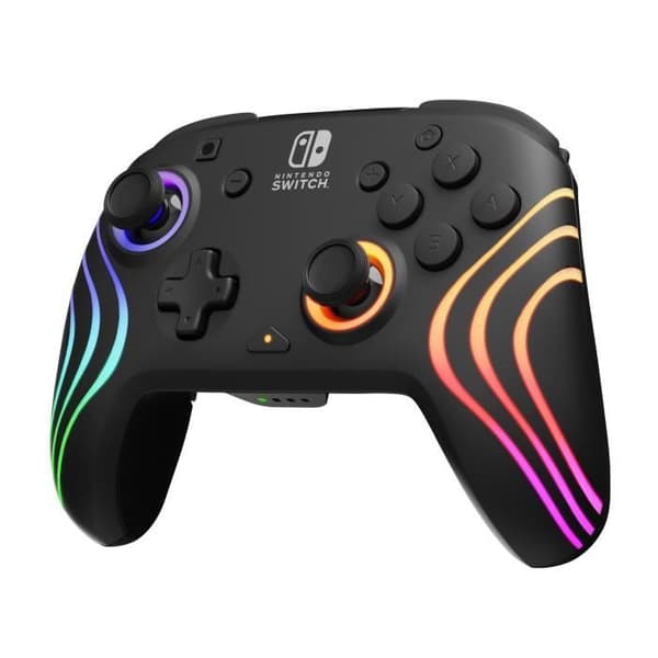 Spelkontroll - Nintendo Switch - Afterglow Wave - Trådlös - PDP - Svart