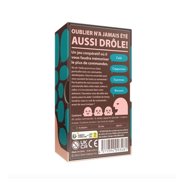 Stämningsspel - Order Overload Café - Flerfärgad - 113 g - Pixie Games