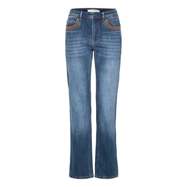 Jeans med rak passform dam Pulz Jeans Zelle