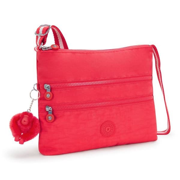 Kipling Alvar Medium - Axelväska dam röd Escape Red 32 x 24 x 5 cm