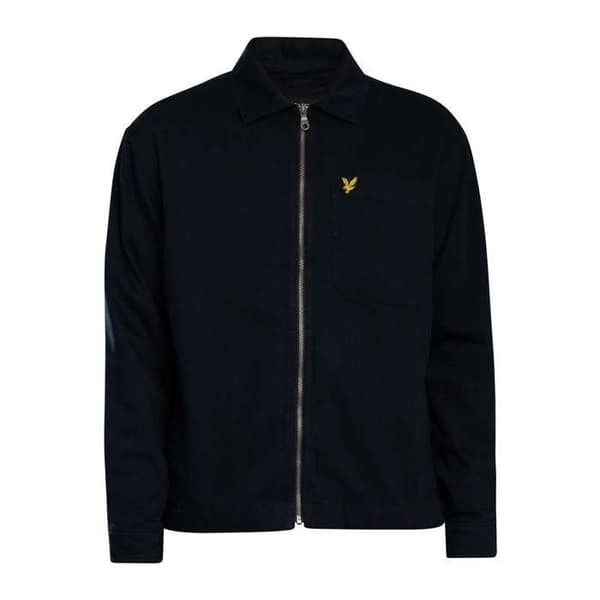 Enzymtvättad Ziptröja - Lyle & Scott