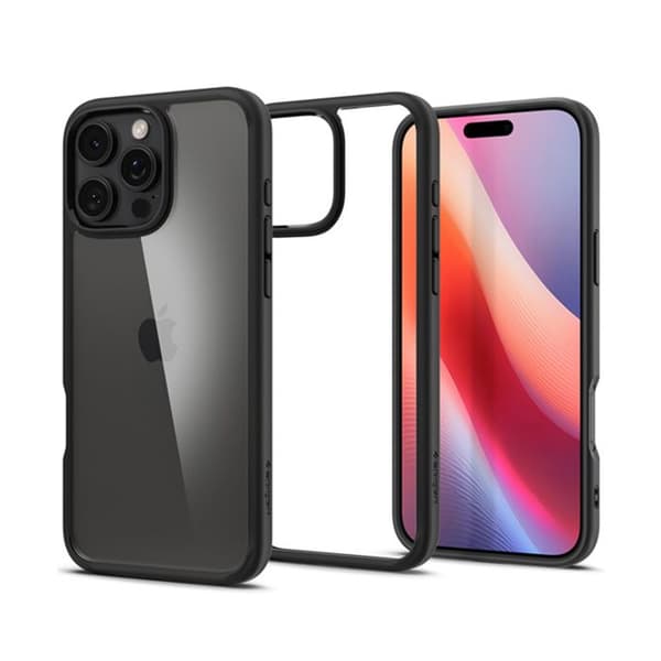 Coque Spigen Ultra Hybrid för iPhone 16 Pro Max (mattsvart)