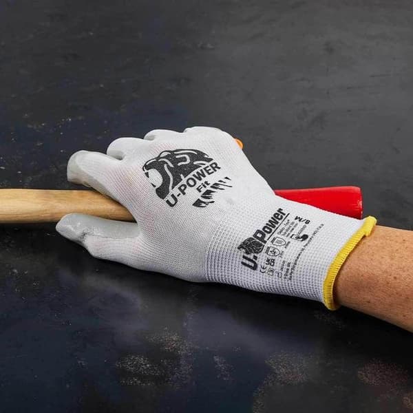 Skyddshandskar U-Power U-Power Fit (x12) - Vit - 7