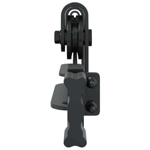 Kit för skjutdörr 183 cm kolstål