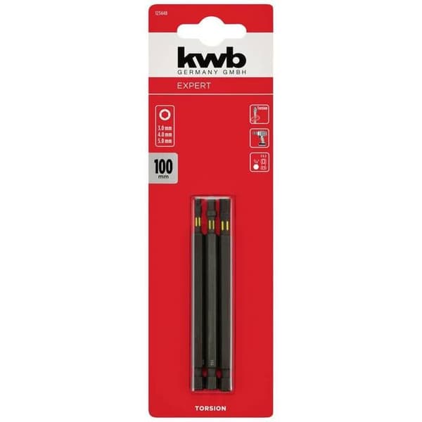 KWB Bitset TORSION, 100 MM - 123440