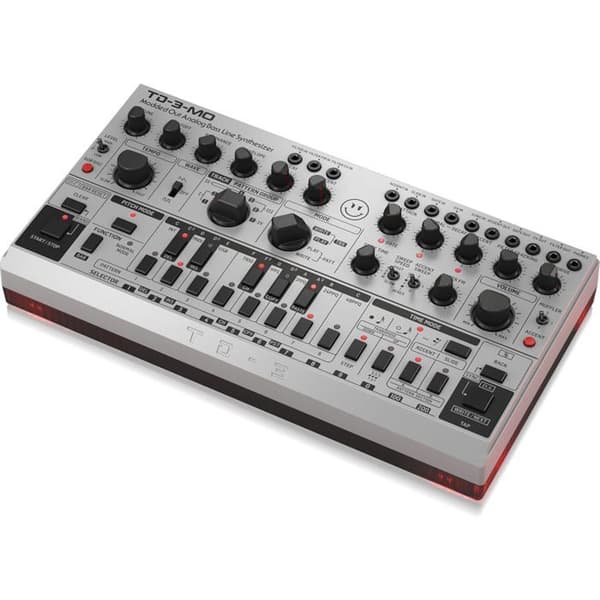 Behringer TD-3-MO-SR Moddad Analog Synthesizer Baslinje Silver