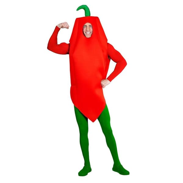 Chilipeppar kostym för vuxna