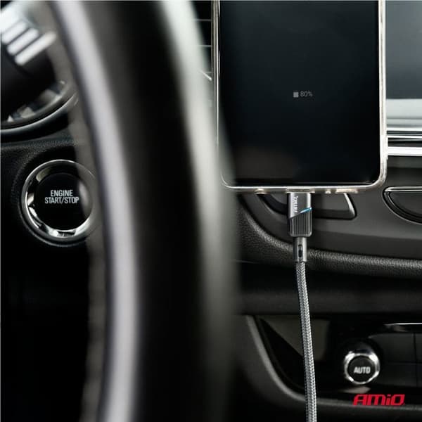 USB-KABEL TILL USB-C 3A 100CM AMIO