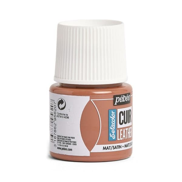 Läderfärg - PEBEO - Setacolor - Terrakotta - Akryl - 45 ml