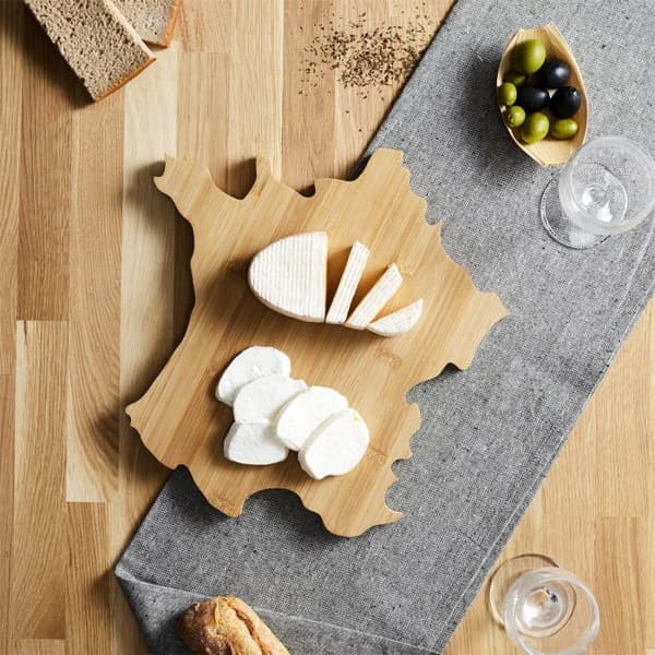 Skärbräda - COOK CONCEPT - Form Frankrike - Trä - Brun - Ostpresentation