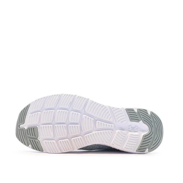 Grå/blå löparskor för män Under Armour Charged Impulse