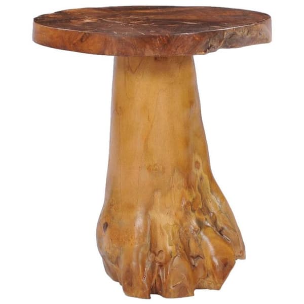 vidaXL Soffbord 40 x 40 cm Massiv teak