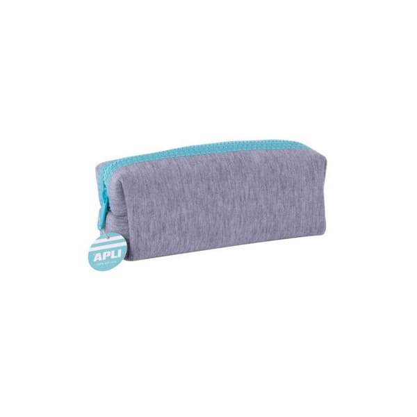 Rektangulär skolpenna i neopren 19cm Apli